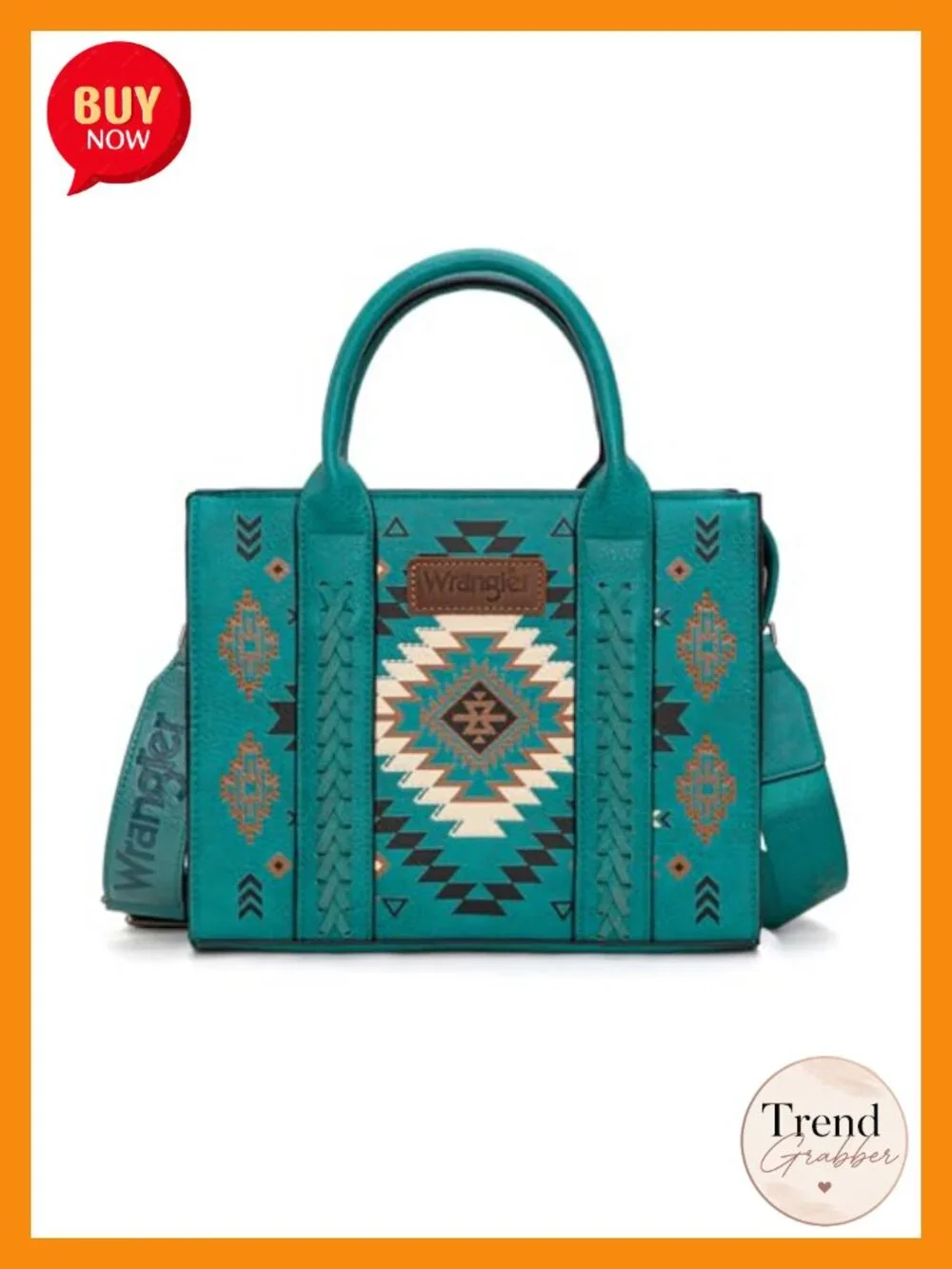 Faux Leather Whipstitch Tote with Detachable Guitar Strap